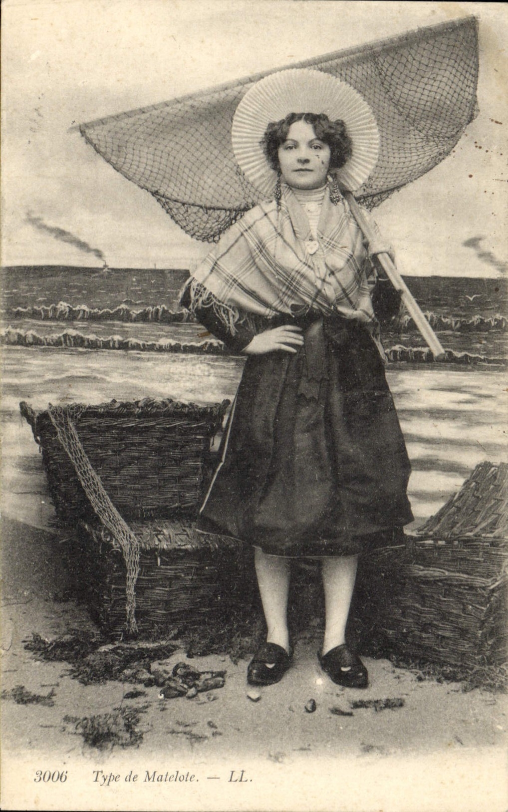 CPA Folklore Type de Matelote 