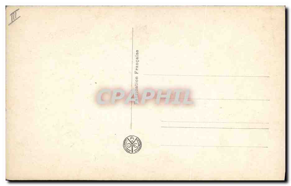 CPA Folklore La Champenoise  — Verso