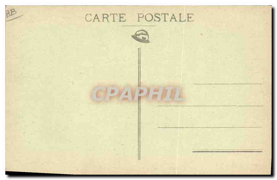 CPA Folklore Depart pour la foire Ane Mule  — Verso