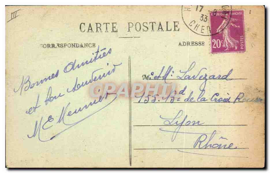 CPA Folklore Bons conseils  — Verso