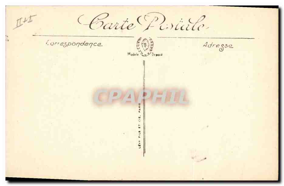 CPA Folklore Coiffe Rethaise  — Verso