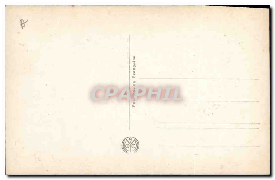 CPA Folklore La Chartraine  — Verso
