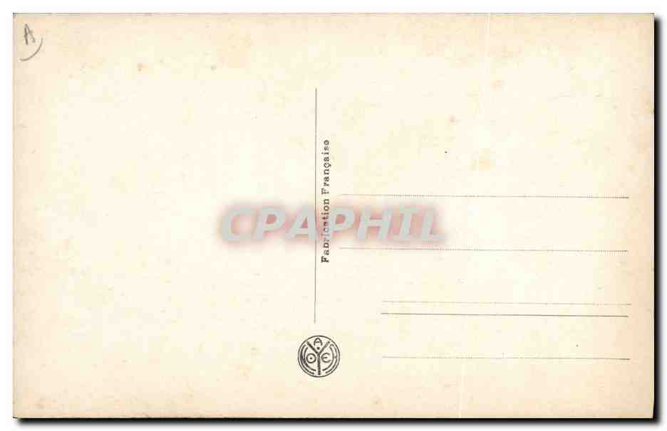 CPA Folklore La Flamande  — Verso