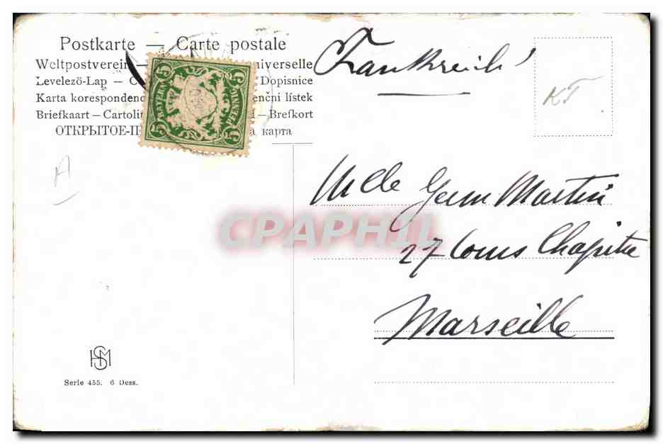 Lion avec enfant — München — éditeur Trigler, n° 435 — Rückseite