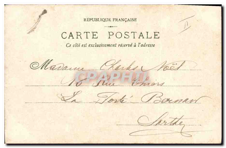 CPA Fantaisie Illustrateur Femme  — Rückseite