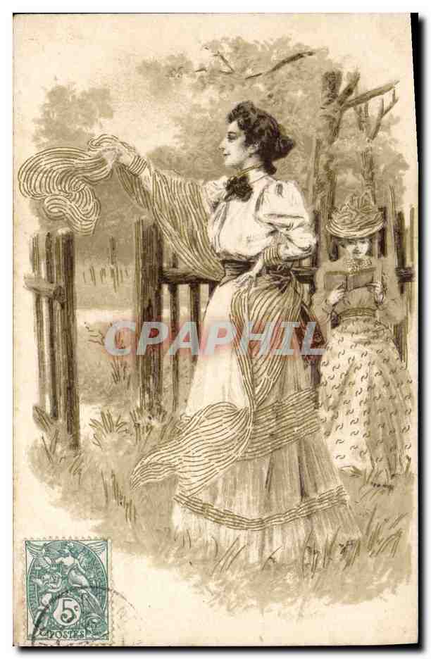 CPA Fantaisie Illustrateur Femmes 