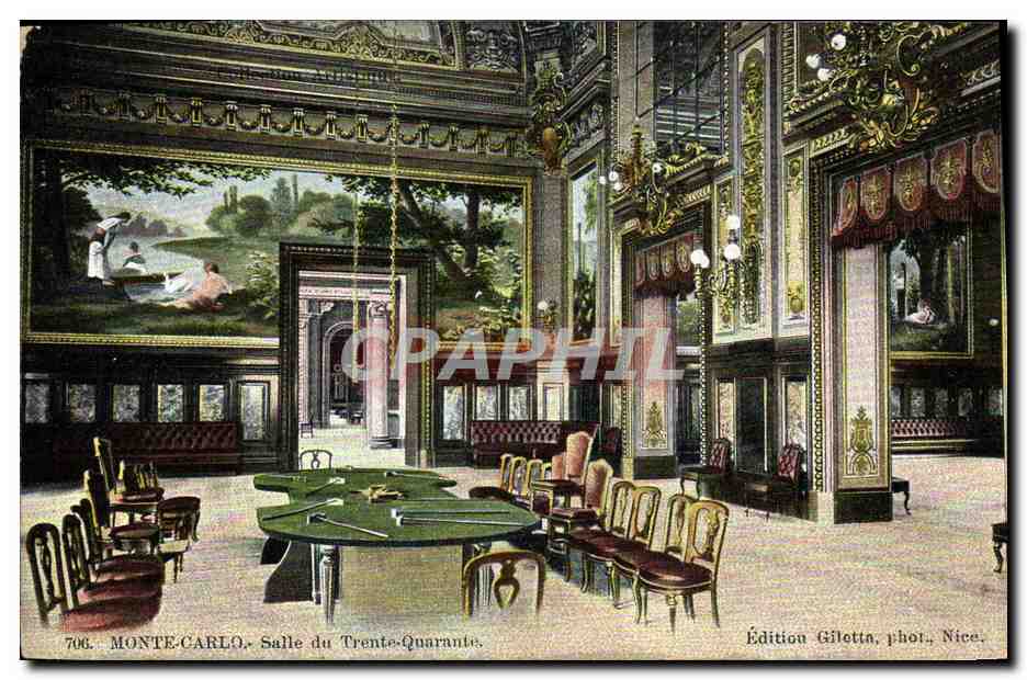 CPA Casino Monte Carlo Salle du Trente Quarante 