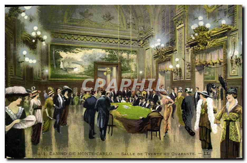 CPA Casino Monte Carlo Salle de Trente et Quarante 