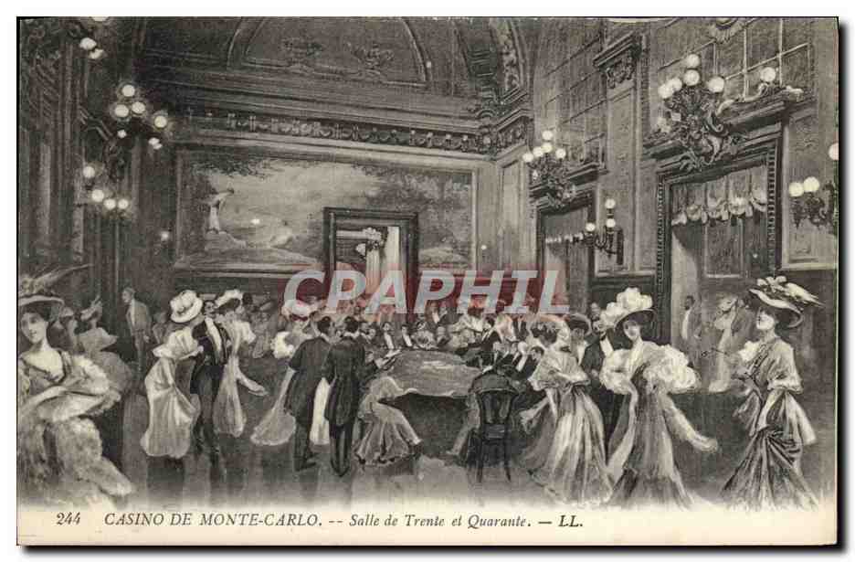 CPA Casino Monte Carlo Salle de Trente et Quarante 