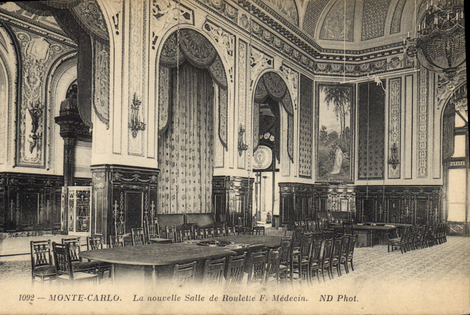 CPA Casino Monte Carlo La nouvelle salle de roulette F Medecin 