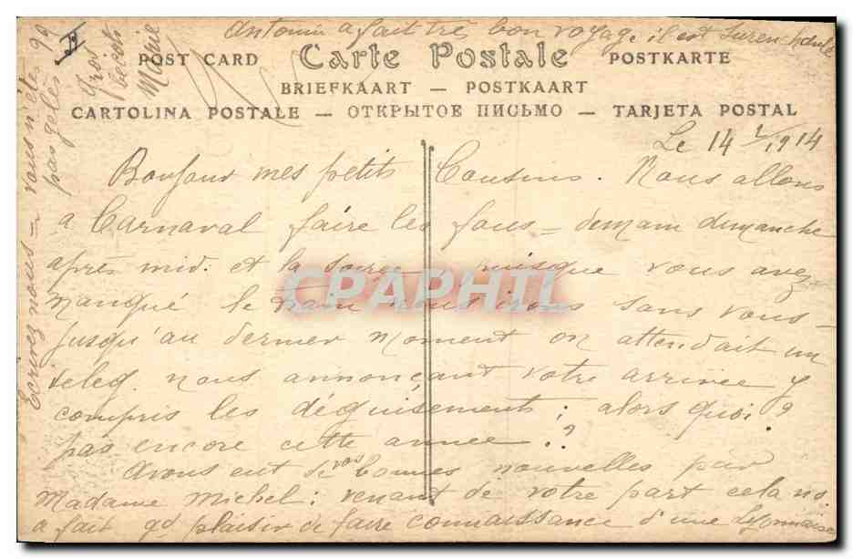 CPA Casino Monte Carlo La nouvelle salle de roulette F Medecin  — Verso