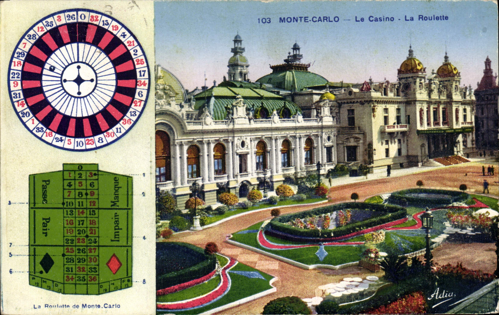 CPA Casino Monte Carlo Le casino La roulette 