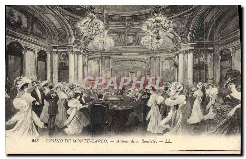 CPA Casino Monte Carlo Autour de la roulette 