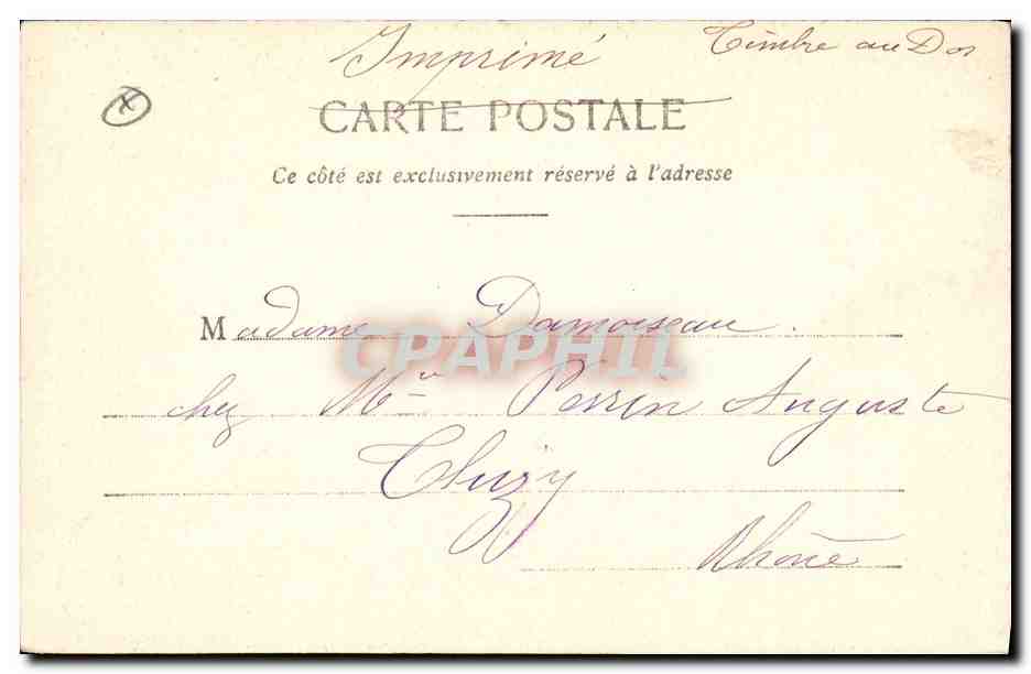 CPA Casino Monte Carlo Entree du casino  — Verso