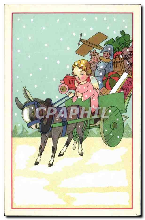 CPA Fantaisie Illustrateur Marechaux Ane Mule Avion Guignol 