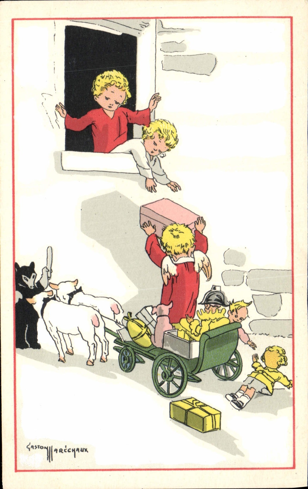 CPA Fantaisie Illustrateur Marechaux Anges 