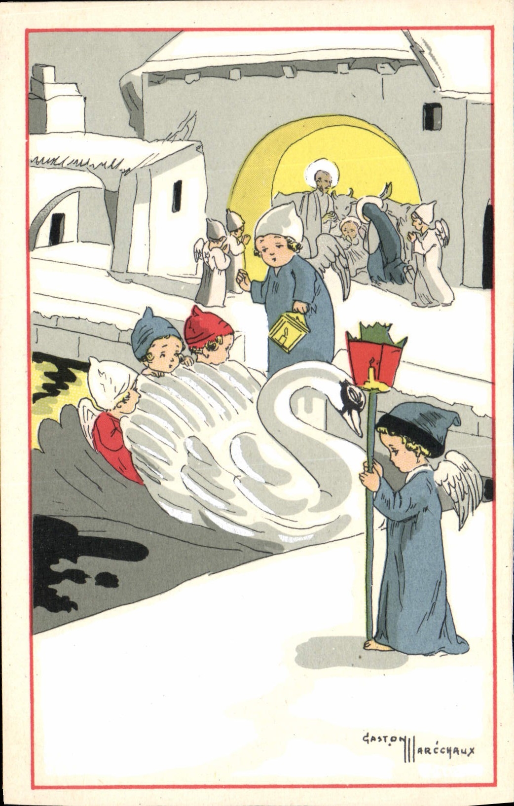 CPA Fantaisie Illustrateur Marechaux Ange 
