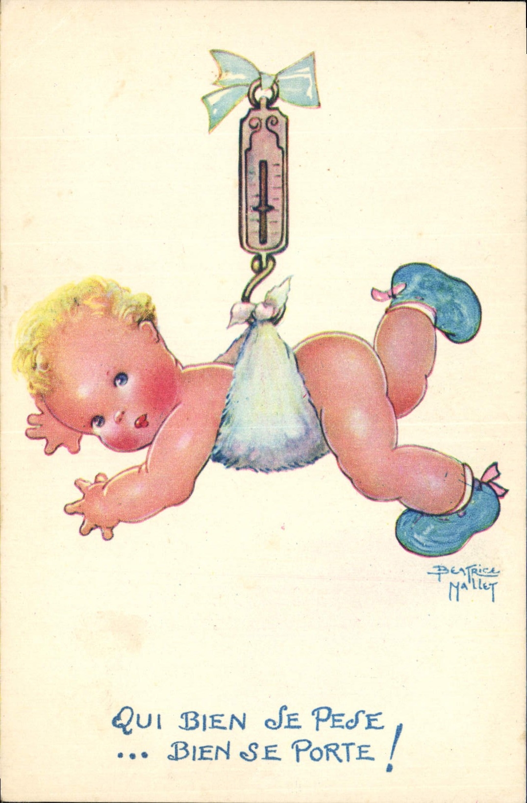 CPA Fantaisie Illustrateur Mallet Enfant 