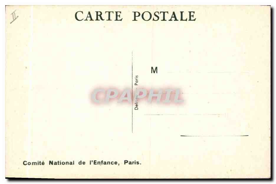 CPA Fantaisie Illustrateur Mallet Enfant A qui le tour Chien  — Rückseite