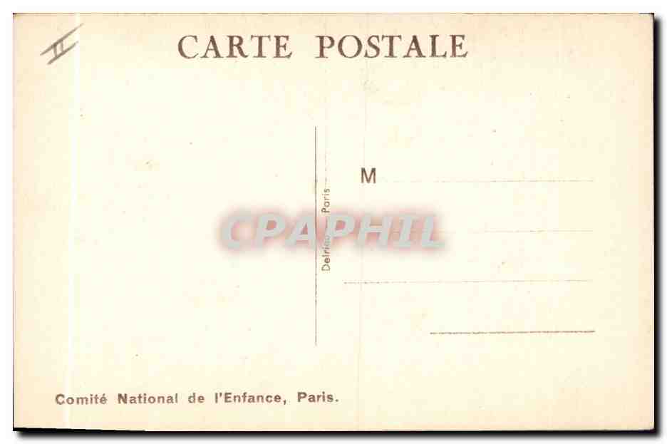 CPA Fantaisie Illustrateur Mallet Enfant  — Rückseite