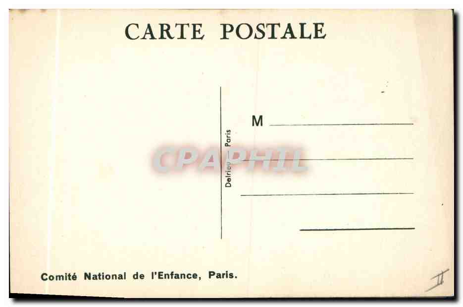 CPA Fantaisie Illustrateur Mallet Enfant Petite maman Poussette  — Rückseite
