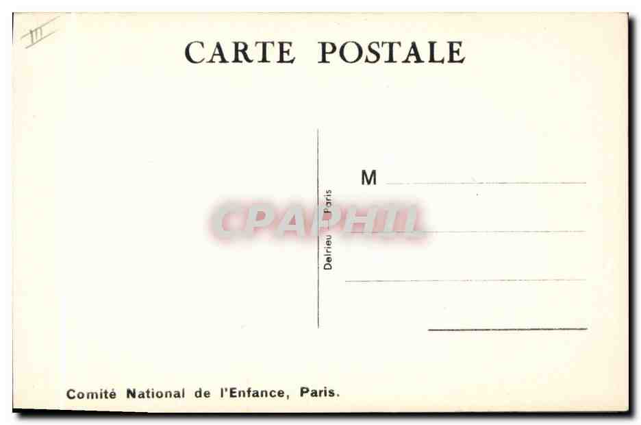 CPA Fantaisie Illustrateur Mallet Enfants Grandes vacances Tennis  — Rückseite