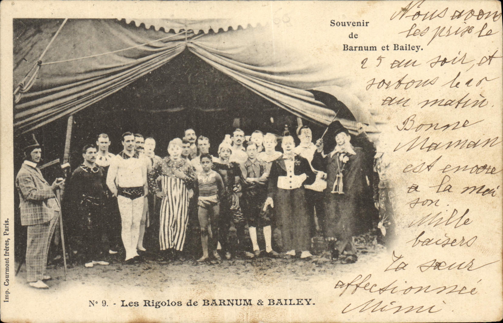 CPA Cirque Barnum et Bailey Les rigolos Clown clowns 
