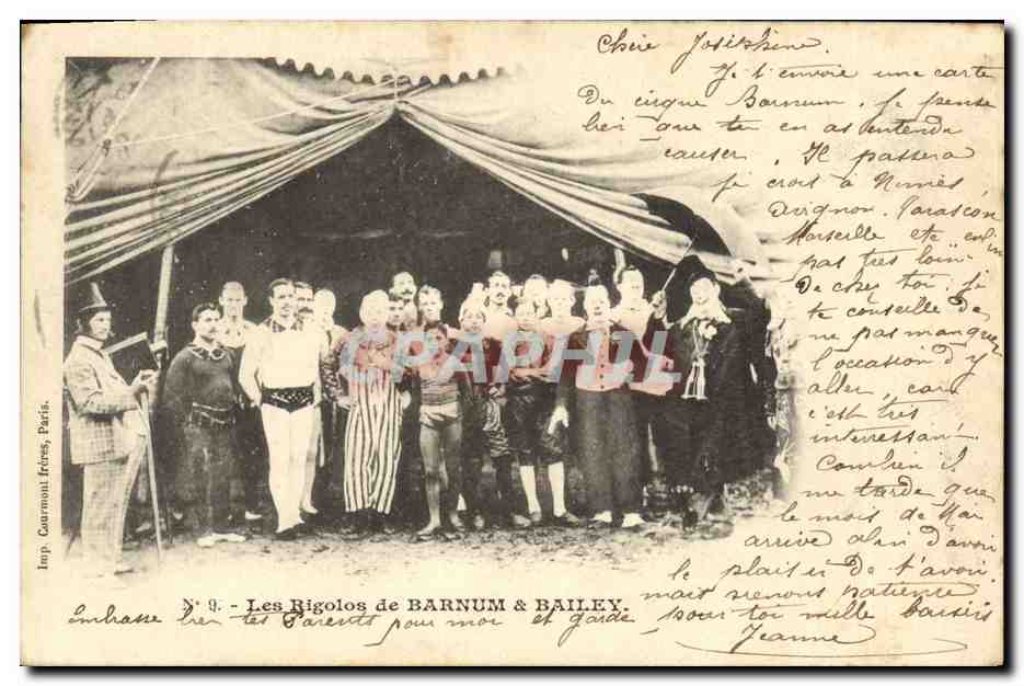 CPA Cirque Barnum et Bailey Les rigolos Clown clowns 