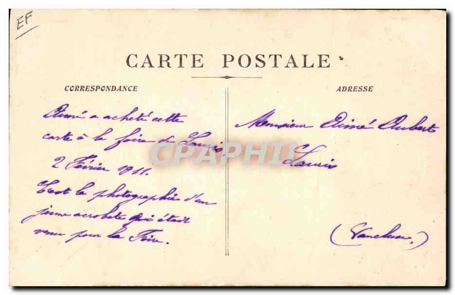 Mico Reminder — Petit Prodigie dans ses exercices d'acrobatie — Mico Reminder — Verso