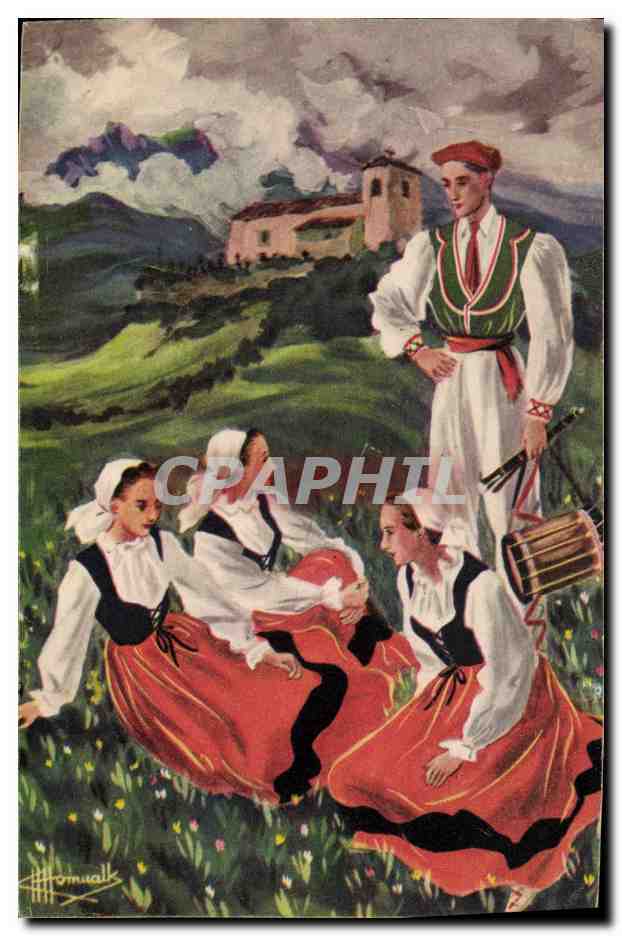 Danseurs basques — Pays Basque — Éditeur Gaby, n°36