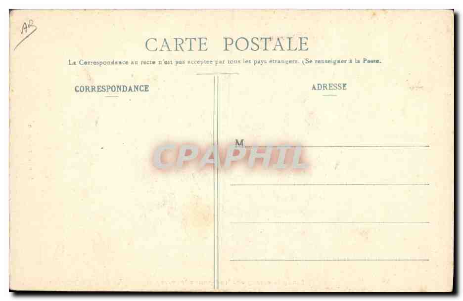 Ménétrier Bressan — homme en costume de clown avec parapluie — B. Ferrand, éditeur, Bourg (Ain) — Verso