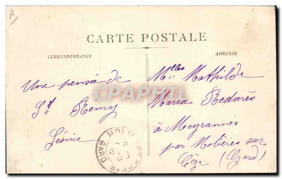Faranandole - Provence - Musée Réattu — par St-Rémy — Verso