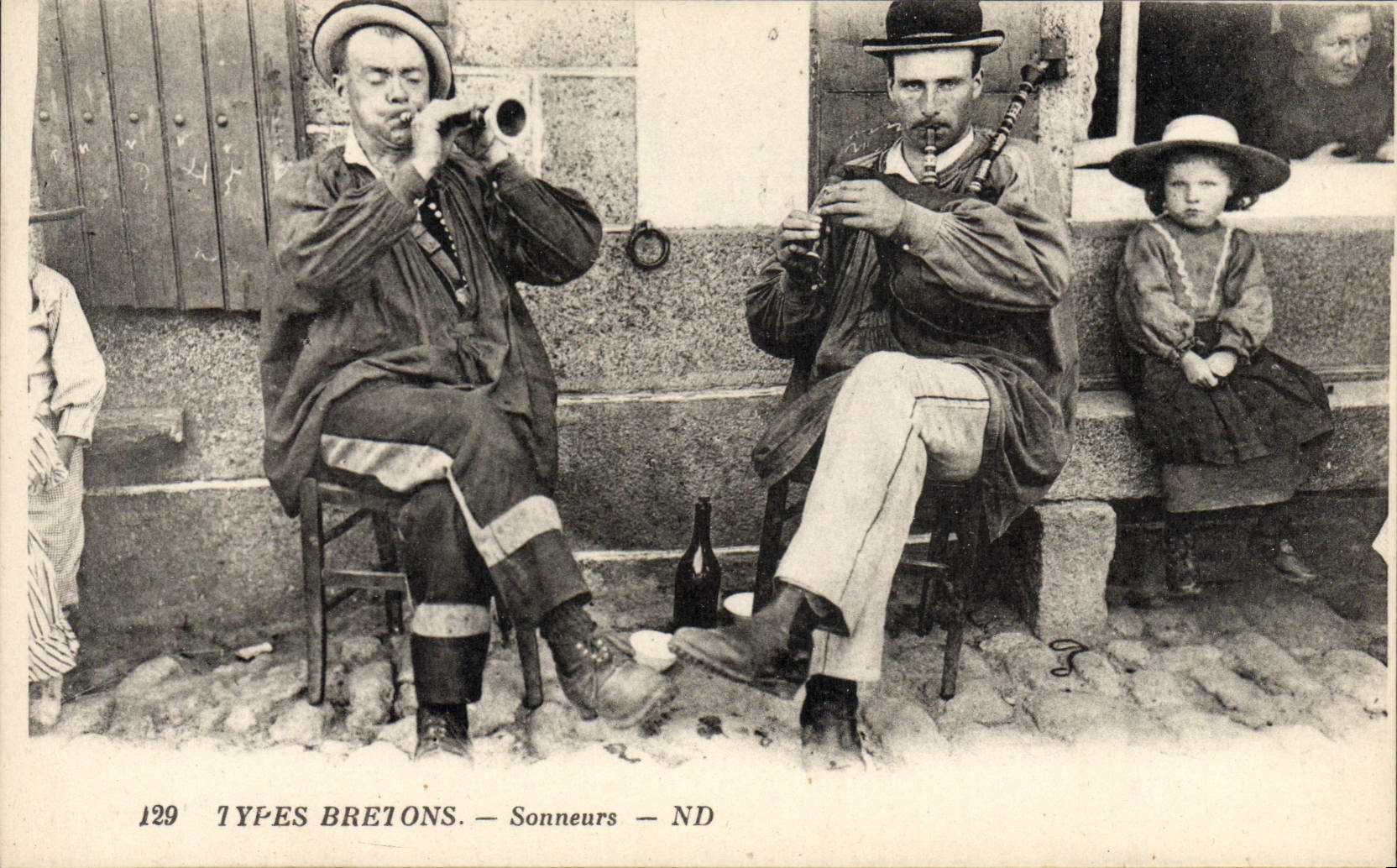 Types Bretons — Sonneurs — ND