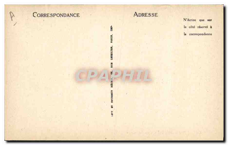 Types Bretons — Sonneurs — ND — Verso