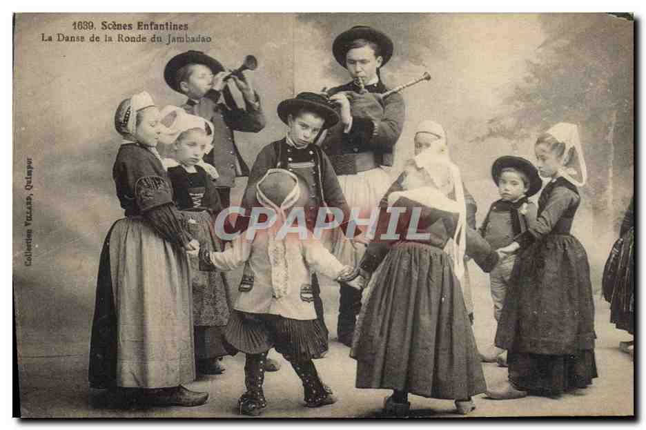 La Danse de la Ronde du Jambadao — Scènes Enfantines — Collection VILLARD, Quimper