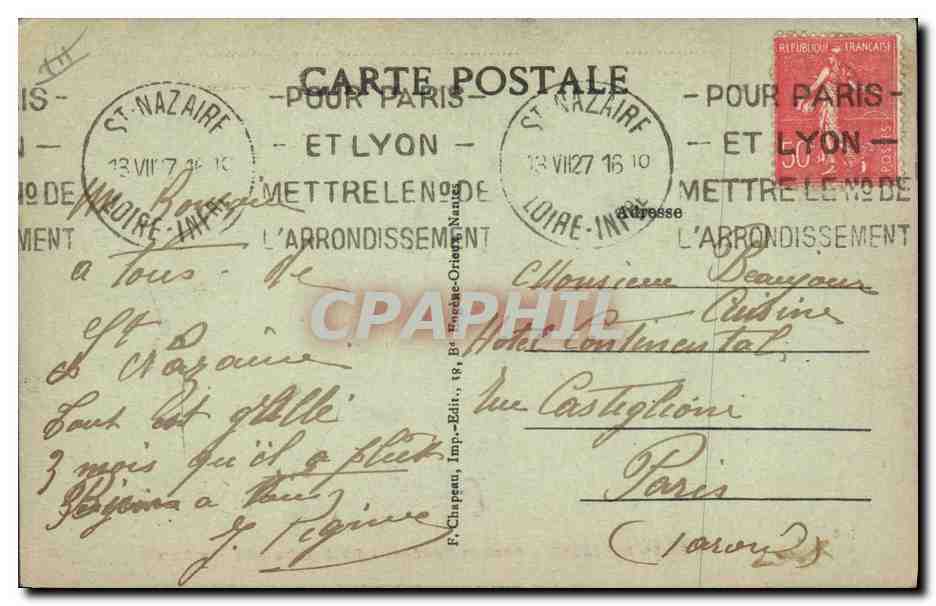 Danse de Noël à Pré-Audon — F. Charpaut, Imp.-Édit., 1890 — Verso