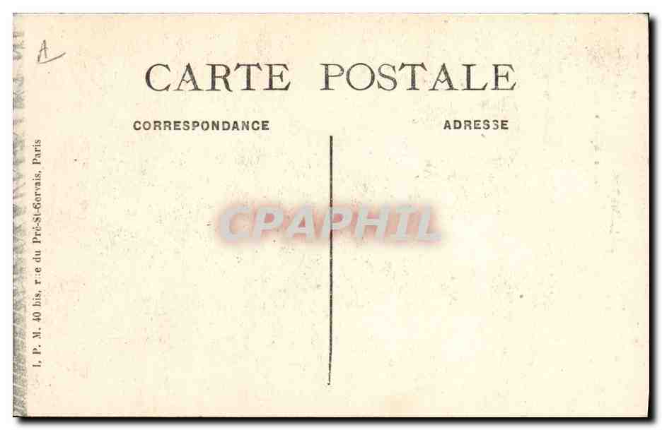 CPA Paris Jardin des Plantes Girafe d'Abyssinie  — Rückseite
