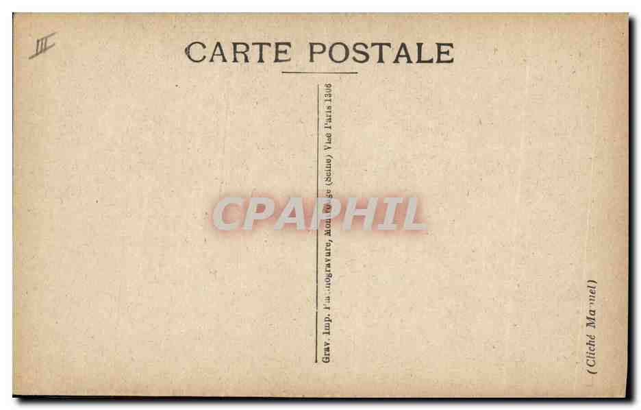 Maréchal Pétain — portrait militaire — Gravy, Imp. & Photogravure, Montrouge (Seine) / V.Le Paris — Verso