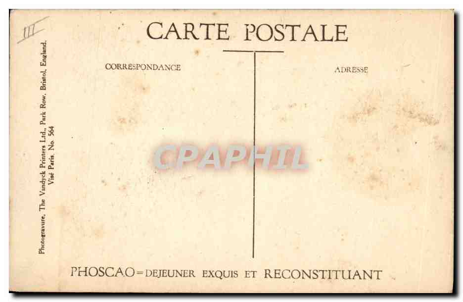 CPA Militaria General Foch Les vainqueurs de la Marne  — Verso