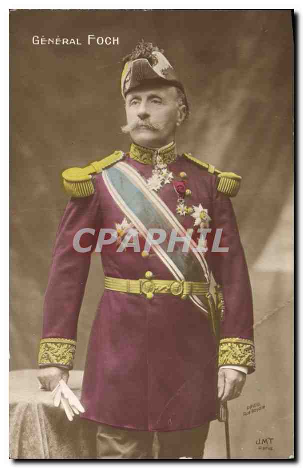 Général Foch — en uniforme décoré — J.M.T. Paris