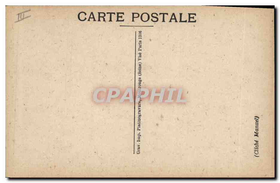CPA Militaria Marechal Foch  — Verso