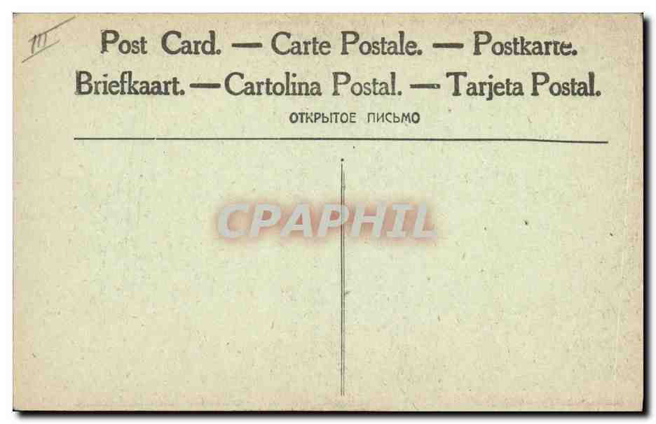 CPA Militaria Marechal Foch  — Verso