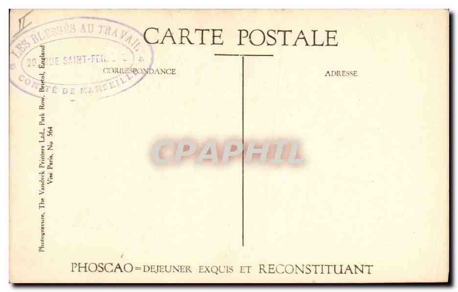 CPA Militaria General Foch Les vainqueurs de la Marne  — Verso