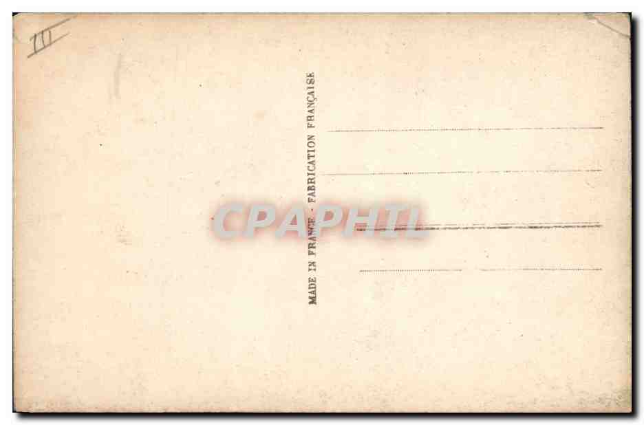 Général Philippe Pétain — portrait militaire — Dix Paris n°10 — Verso