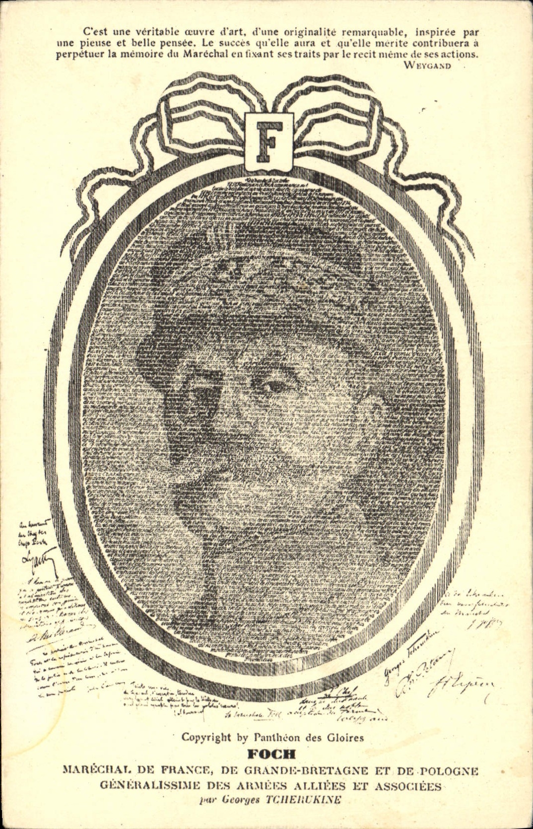 Maréchal Foch — Portrait biographique — Panthéon des Gloires et associés
