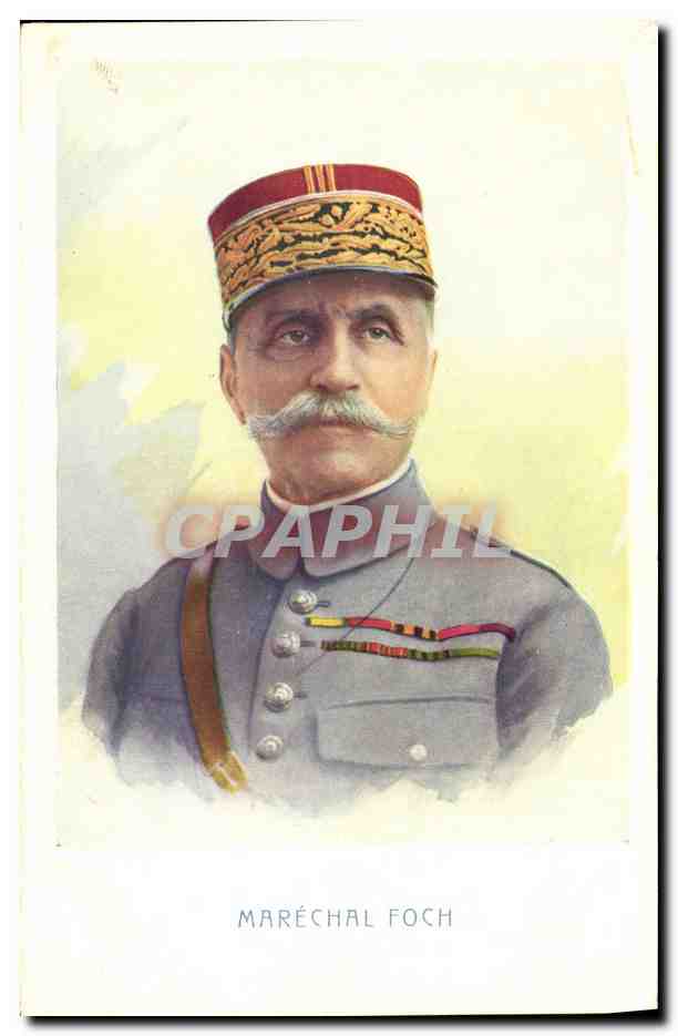 Maréchal Foch — portrait militaire — P.J. Gallais & Cie, n° 341
