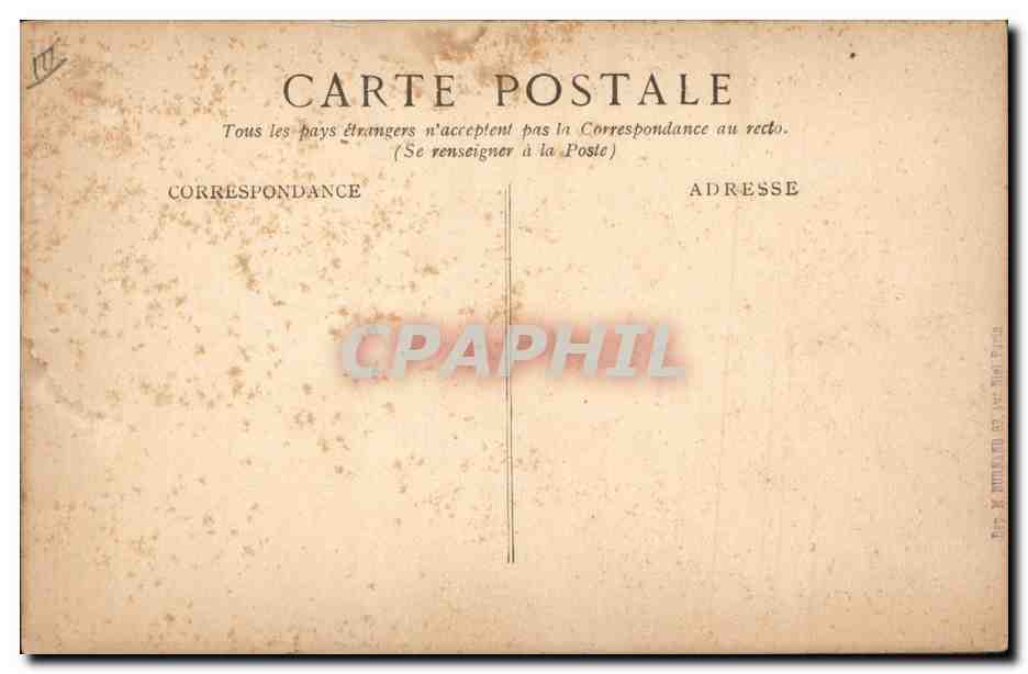 CPA Militaria General Foch  — Verso