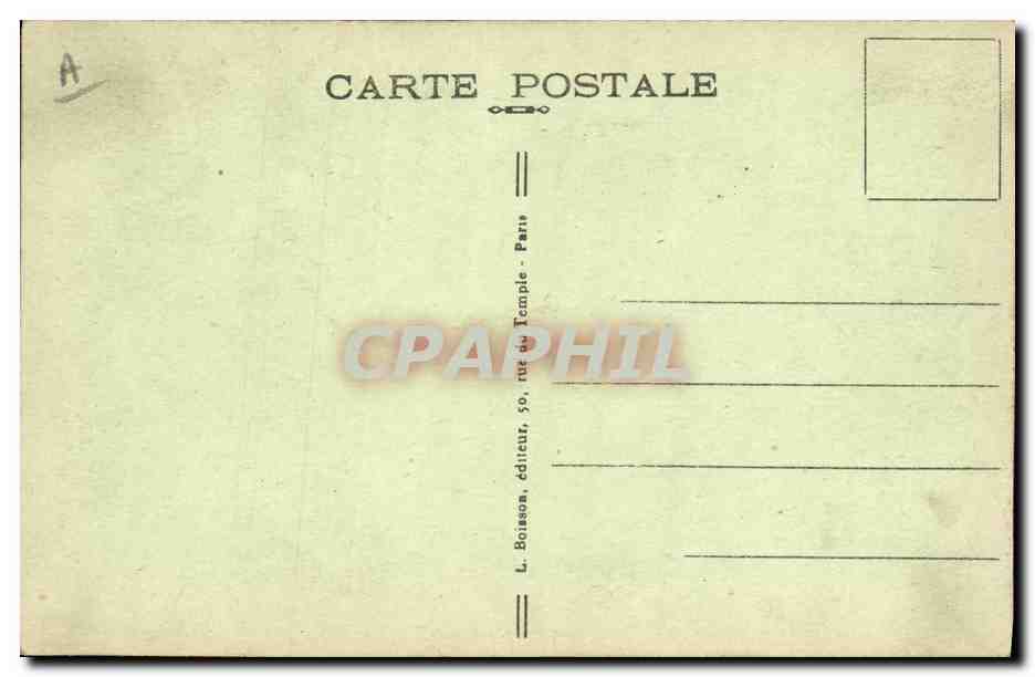 Maréchal Foch — Photo H. Manuel — n°35 — Verso