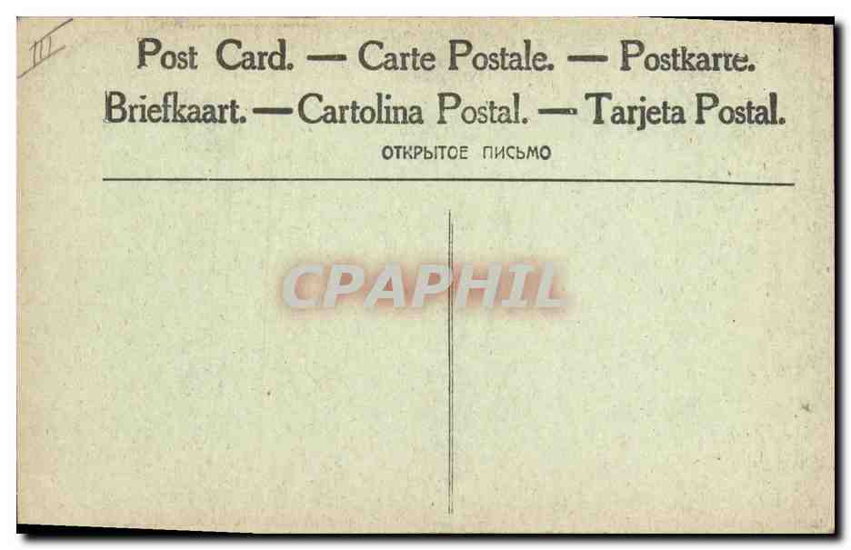 CPA Militaria Le Marechal Foch  — Verso