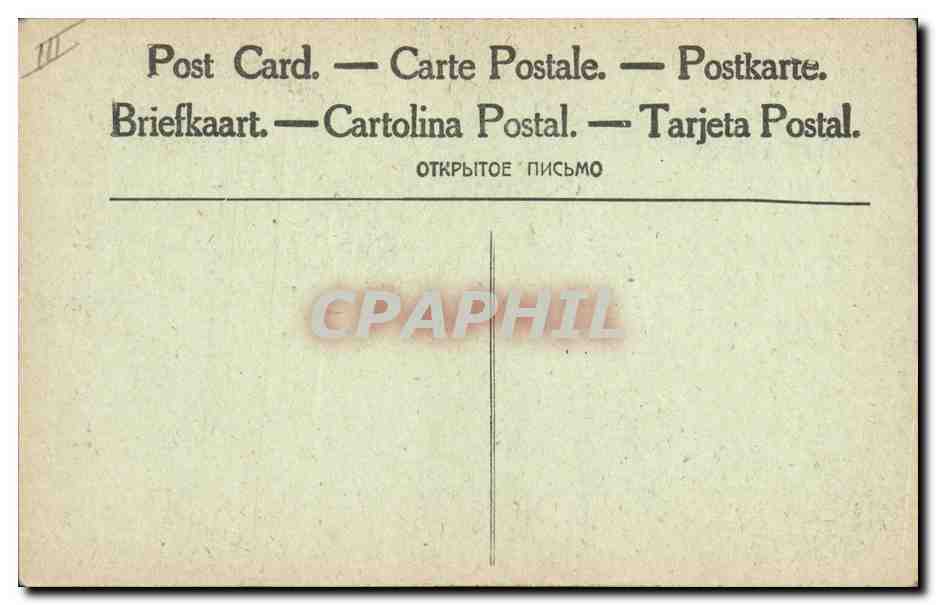CPA Militaria Le Marechal Foch  — Verso